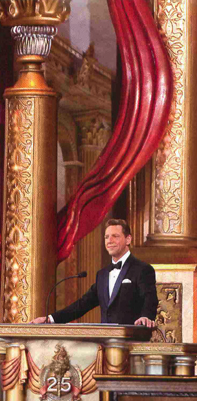 Some guys just can't get enough Styrofoam Photo of David Miscavige amid the Styrofoam