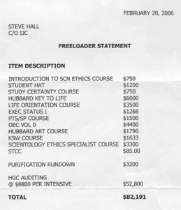 Pigs get fat, hogs get slaughtered Copy of Steve Hall's $82,191 freeloader debt