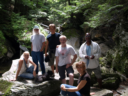 Friends for life and well beyond Steve Hall, Peter and Carrie Cook, Dan Koon, Mariette Lindstein, Colwell Garth